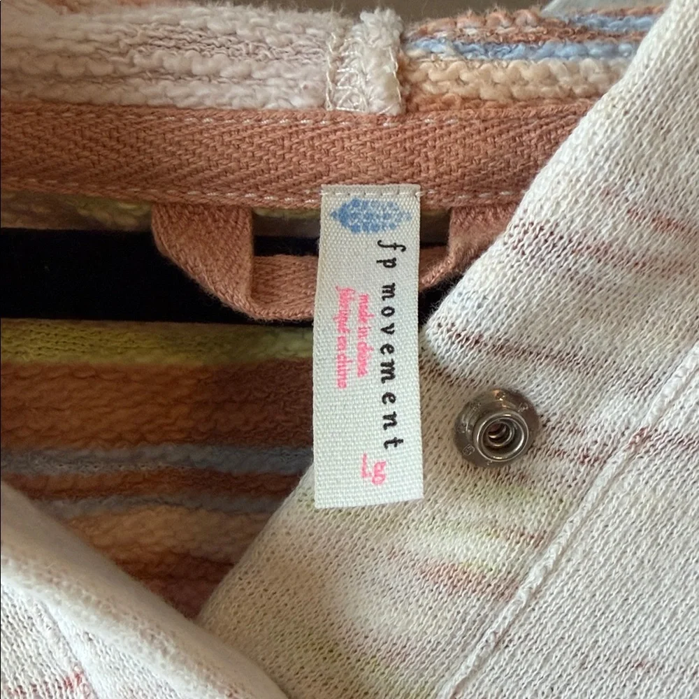 Free People Movement- Striped Sweater - Picture 2 of 3